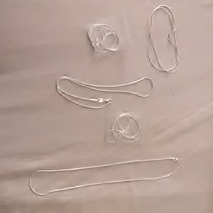 925 sterling silver snake chain necklaces